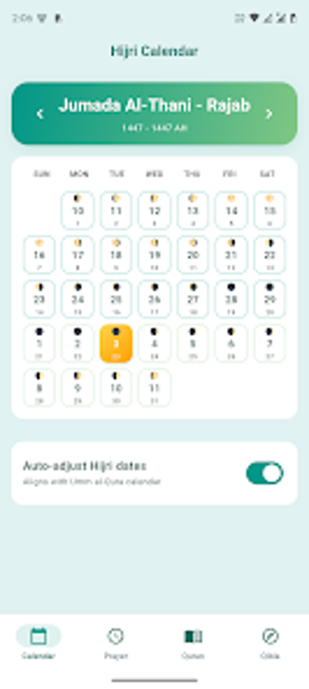 Image 0 for Hijri Calendar 2026: Qura…