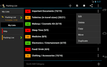 Imagen 0 para Packing Checklist - FREE