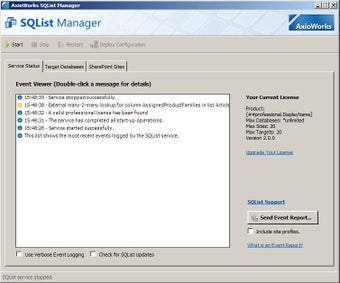 Image 0 for AxioWorks SQList