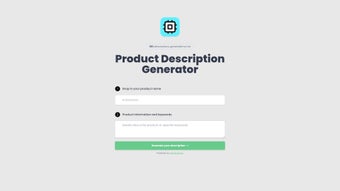 Image 0 for Product Description Gener…