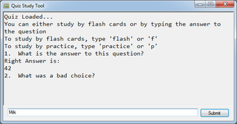 Image 1 for Quiz Study Tool
