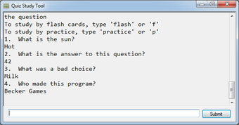 Image 4 for Quiz Study Tool