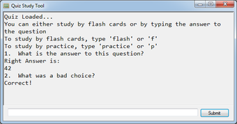 Image 2 for Quiz Study Tool