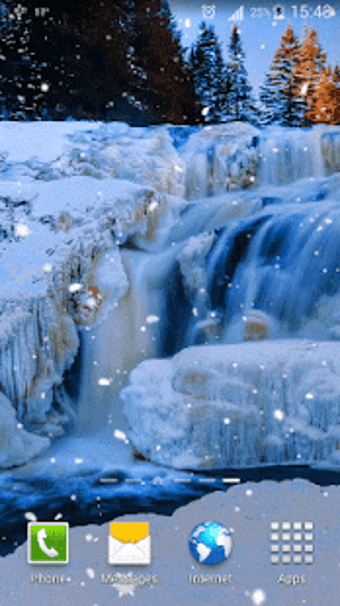 Image 1 for Frozen Waterfall HD Wallp…