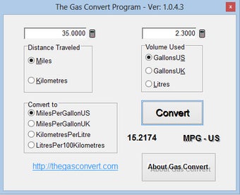 Imagen 0 para The Gas Convert Program