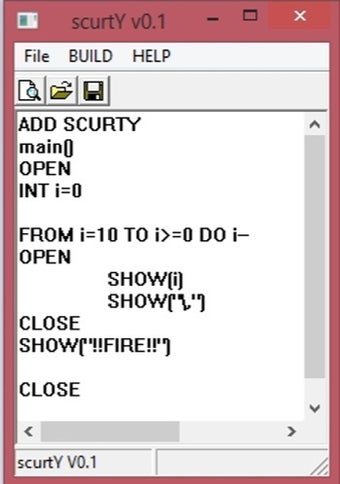 Image 0 for scurtY IDE