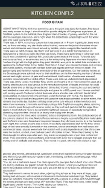Imagen 1 para KITCHEN CONFIDENTIAL