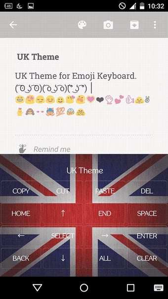 Image 2 for UK Emoji Keyboard Theme