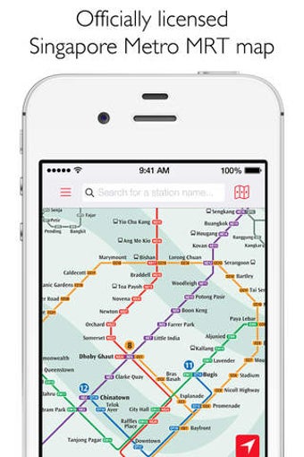 Image 0 for Singapore Metro - MRT map…