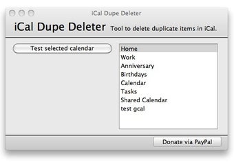 Image 0 for iCal Dupe Deleter