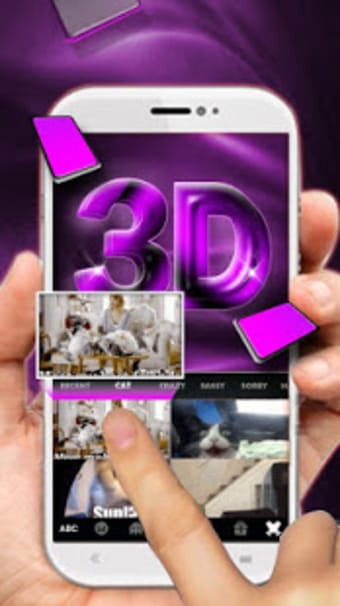 Image 0 for Classic 3D Purple Keyboar…