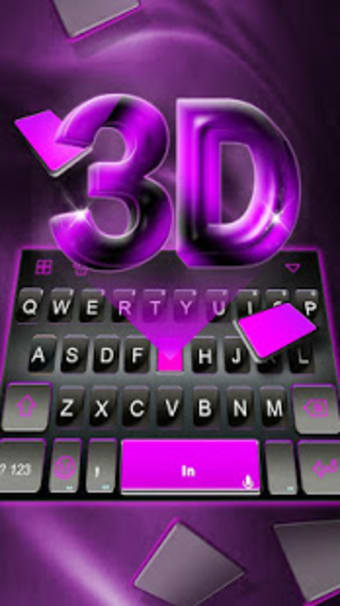 Image 1 for Classic 3D Purple Keyboar…