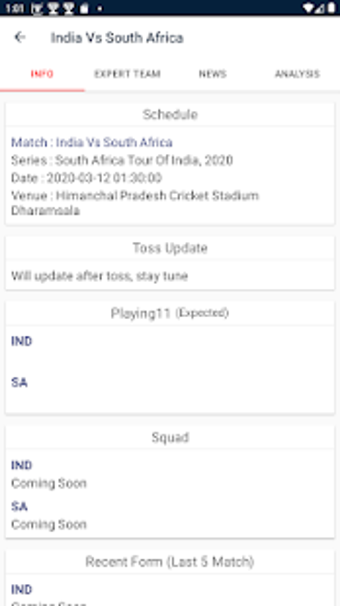 Image 2 for CricExpert - Fantasy Team…
