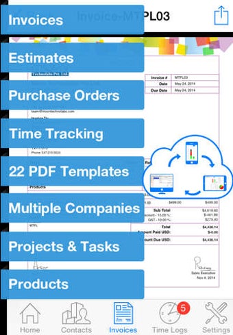 Image 0 for Moon Invoice - Invoices, …