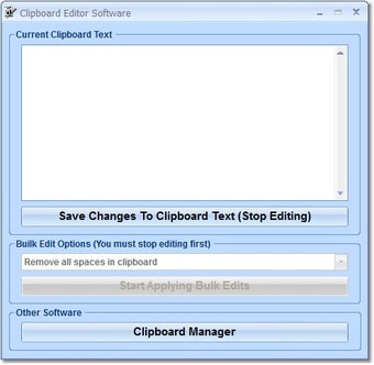 Image 0 for Clipboard Editor Software