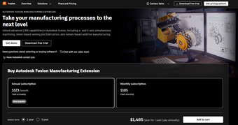 Image 0 for Autodesk Fusion Manufactu…