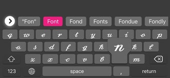 Image 0 for Fonts for iPhones