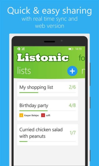 Image 1 for Listonic for Windows 10
