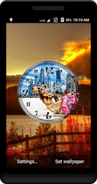 Image 1 for Dubai Clock Live Wallpape…