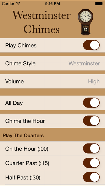 Image 0 for Westminster Chimes Standa…