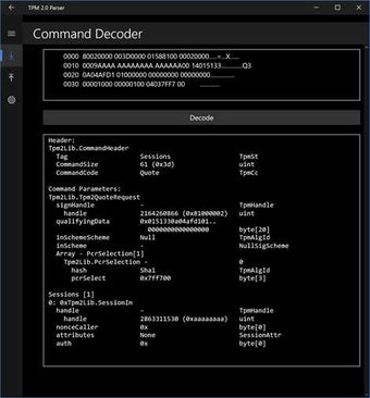 Imagen 1 para TPM 2.0 Parser for Window…
