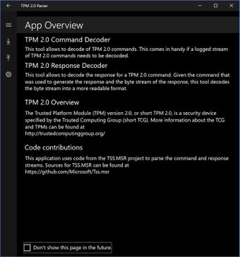 Imagen 2 para TPM 2.0 Parser for Window…