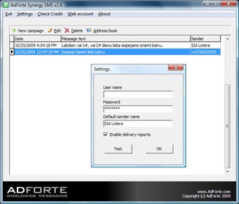 Image 0 for AdForte Synergy SMS