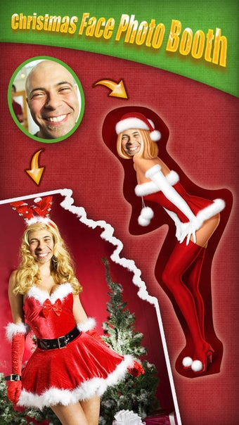 Imagen 3 para Christmas Face Photo Boot…