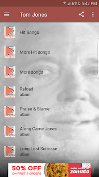 Imagen 2 para Tom Jones Songs