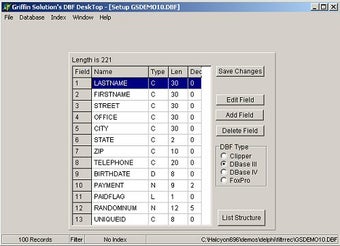 Image 0 for DBF Desktop