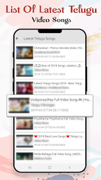 Imagen 1 para Telugu Songs: Telugu Vide…