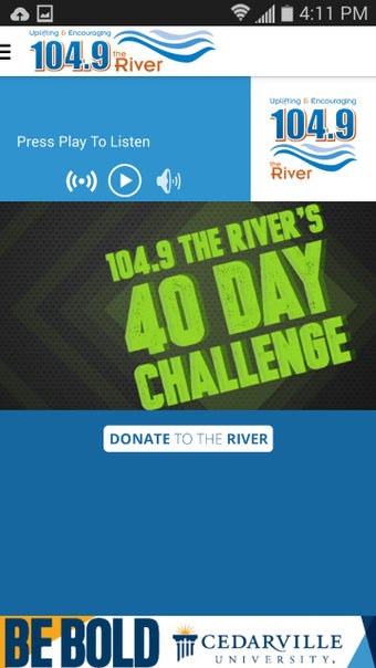 Imagen 1 para 104.9 the River Mobile Ap…