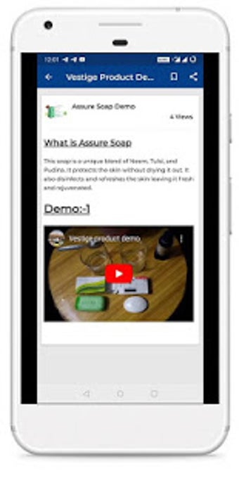 Image 1 for Vestige Product Demo App