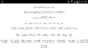 Image 3 for Fonts for FlipFont 50 Hea…