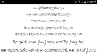 Image 1 for Fonts for FlipFont 50 Hea…