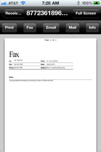 Imagen 0 para Faxing for iPhone