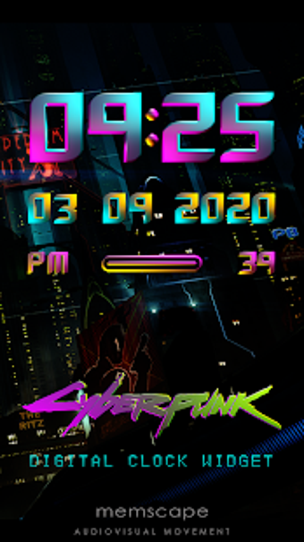 Image 3 for CYBERPUNK Digital Clock W…