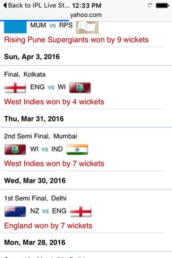 Image 0 for IPL Live Cricket Score