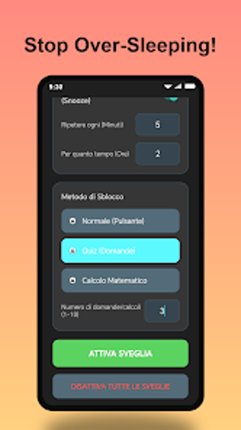 Image 0 for Dark Quiz Alarm