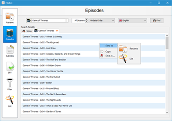 Imagen 3 para FileBot for Windows 10