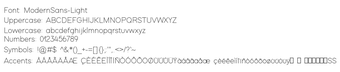 Image 0 for Modern Sans