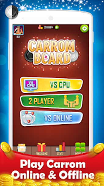 Image 3 for Carrom Board Disc Pool Ga…