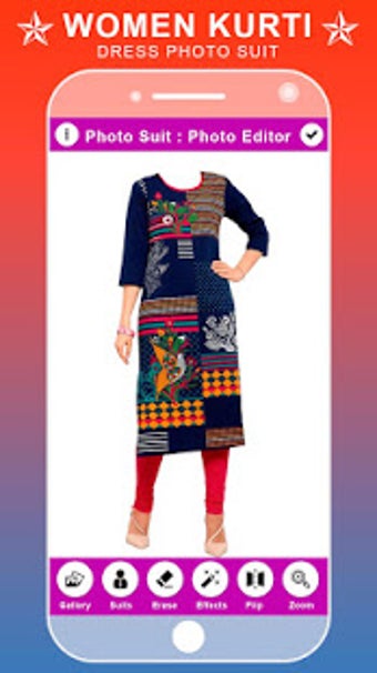 Imagen 3 para Women Kurti Dress Photo S…