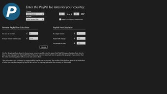 Image 0 for PayPal Fees Calculator Pr…