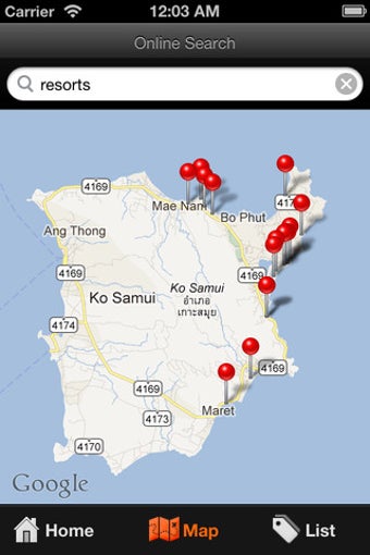 Imagen 1 para Ko Samui Travel Map (Thai…