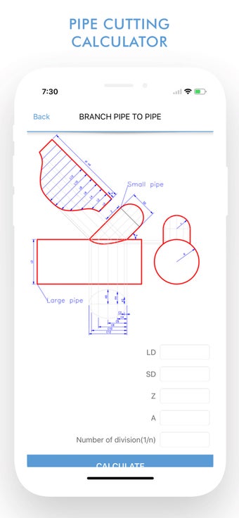 Image 1 for Pipe Cutting Calculator