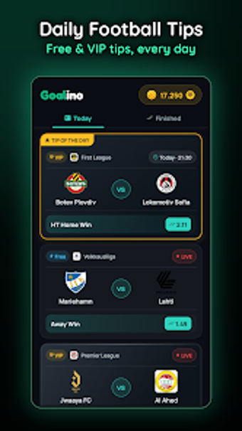 Imagen 0 para Goalino - Football Predic…