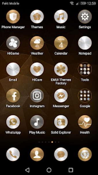 Imagen 2 para Dark Mode Pro GOLD theme …