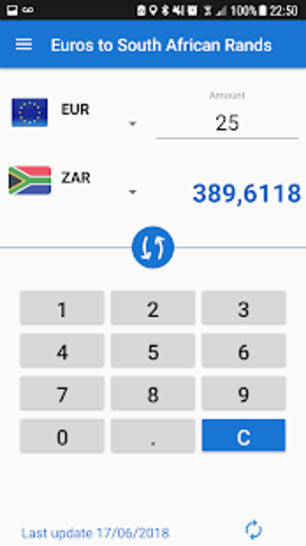 Imagen 0 para Euro to South African Ran…