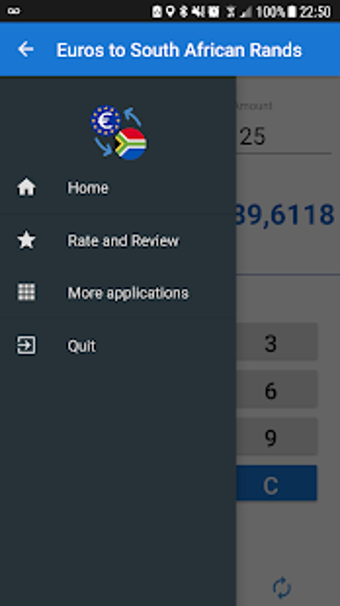 Imagen 2 para Euro to South African Ran…